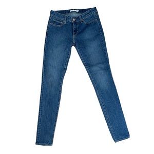 Levi’s | Dark Wash High Waist 711 Zipper Fly Skinny Jeans
